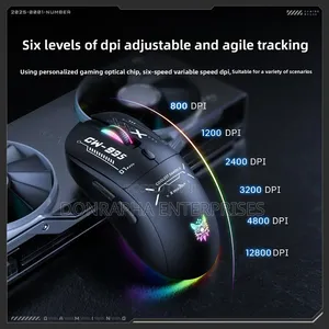 ONIKUMA CW935 Tri-Mode Wireless RGB Gaming Mouse 12800 DPI