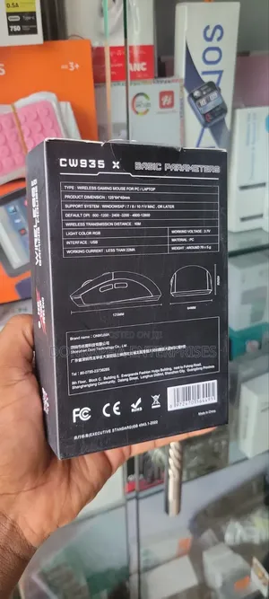 ONIKUMA CW935 Tri-Mode Wireless RGB Gaming Mouse 12800 DPI