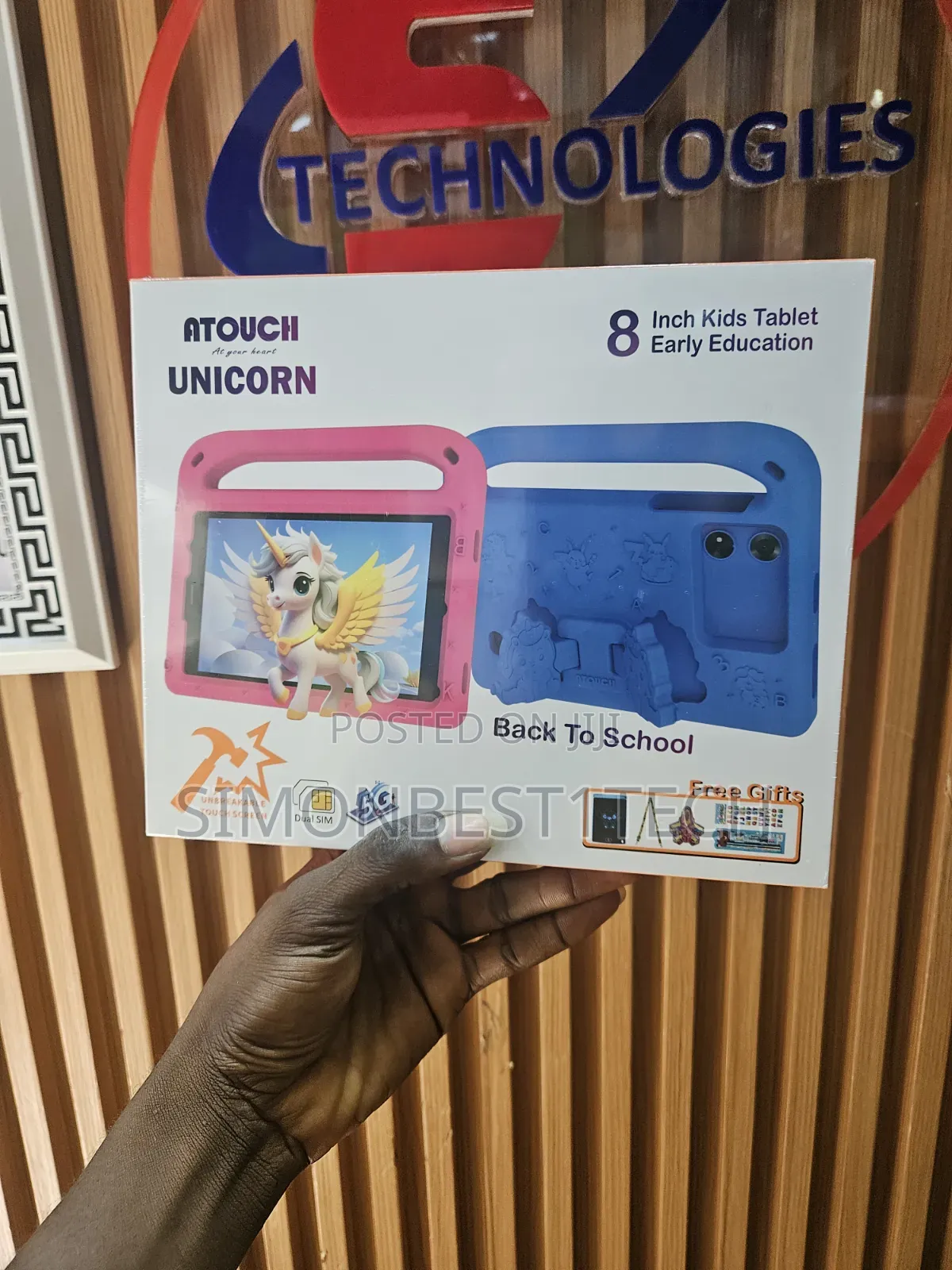New Atouch Unicorn 512 GB Red