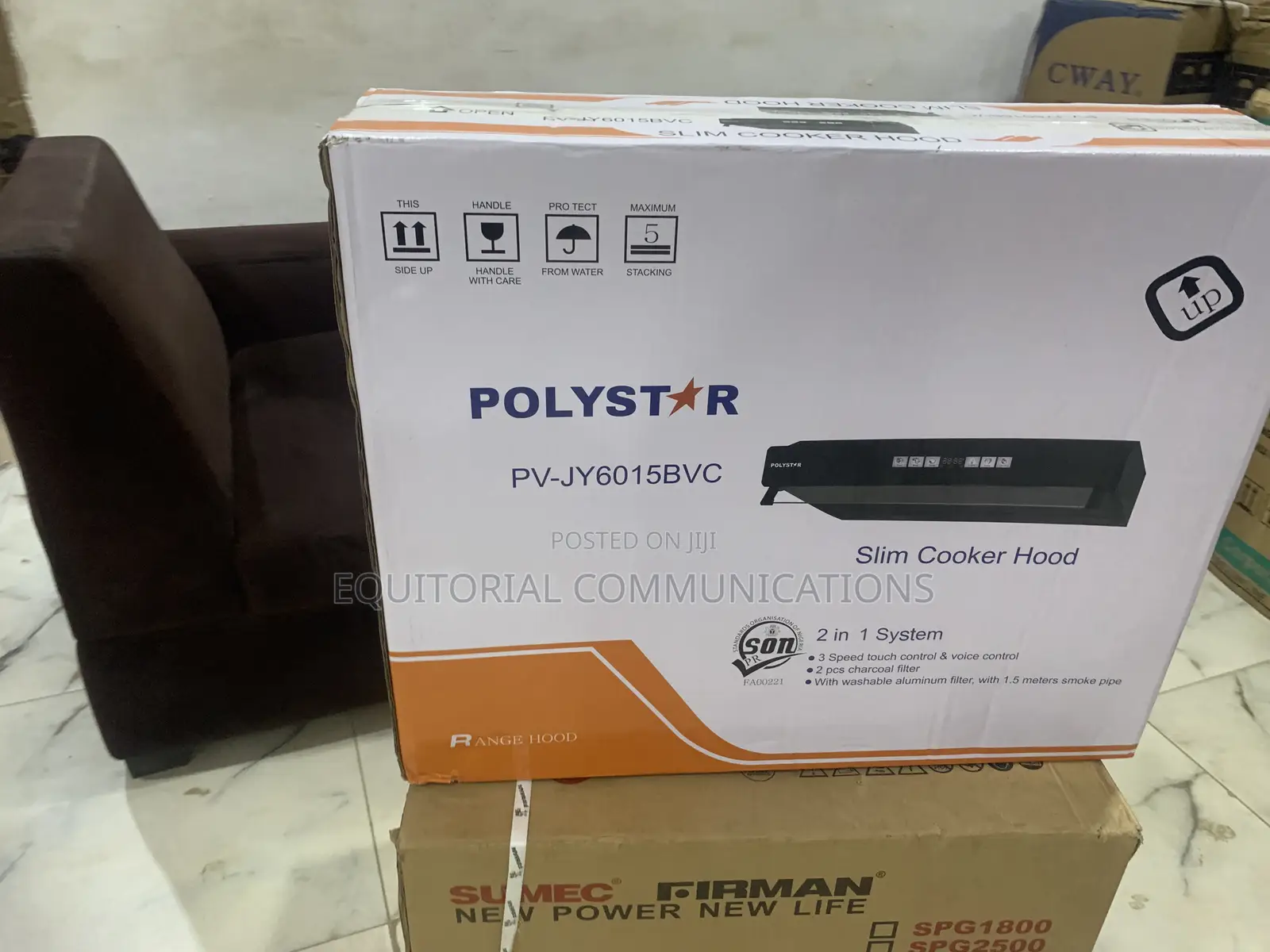 Polystar PV-JY6015BVC Rangehood: Durable Design and Smart Features