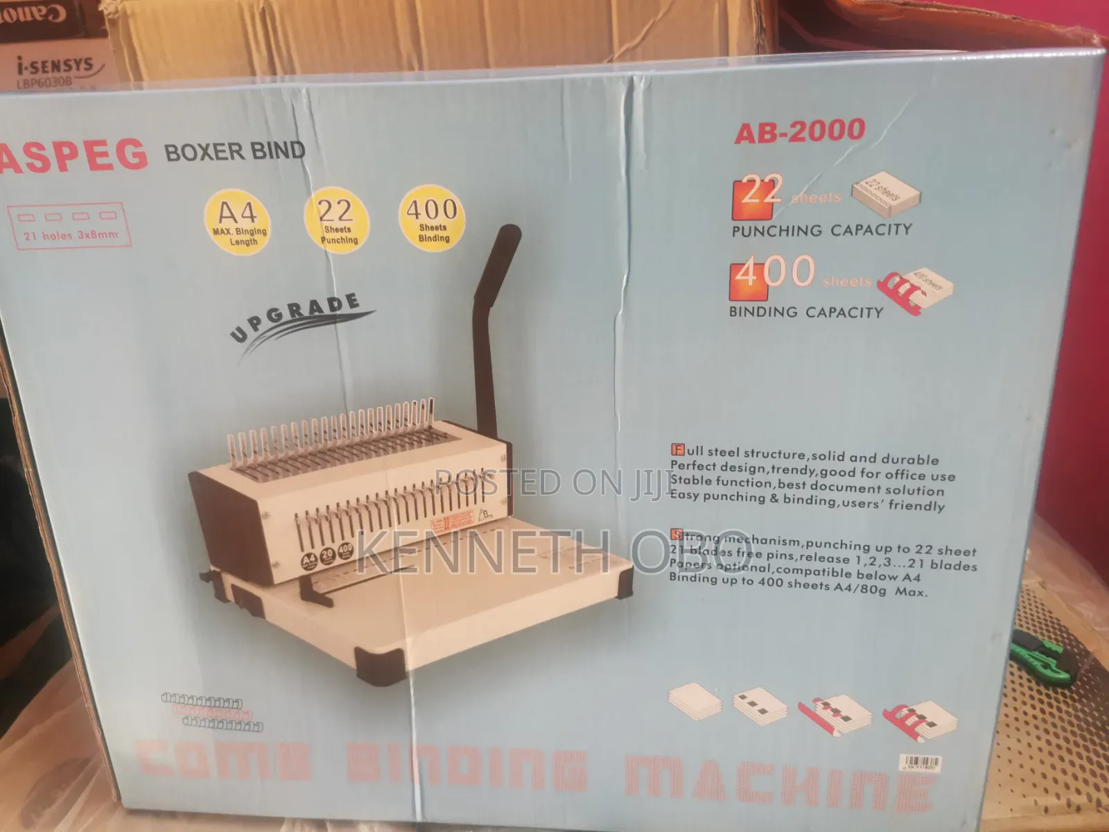 Manual Comb Binding Machine