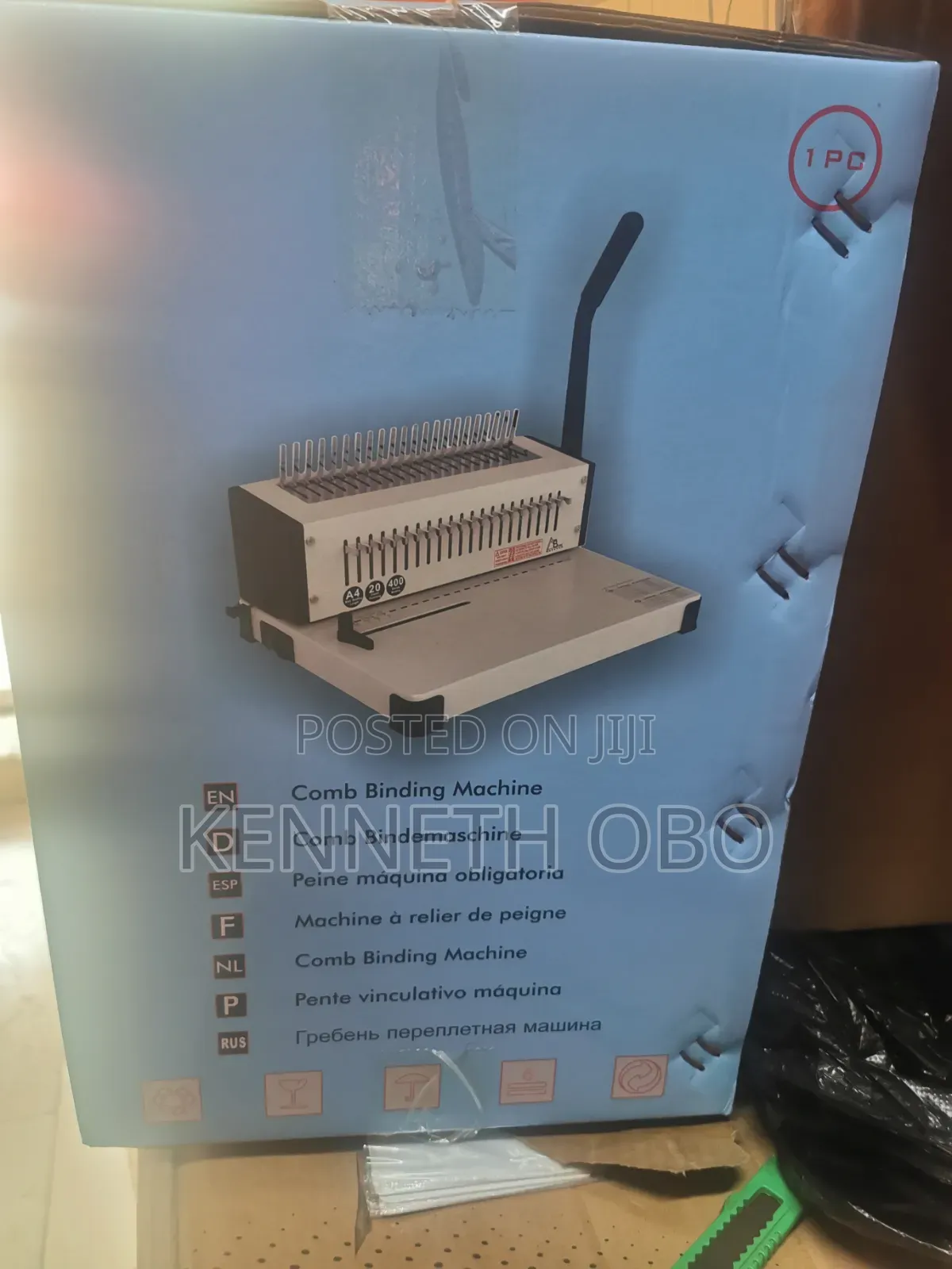 Manual Comb Binding Machine