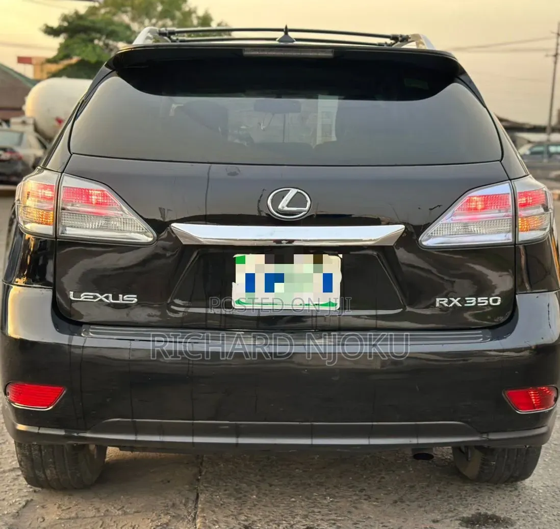 Lexus RX 350 AWD 2012 Black