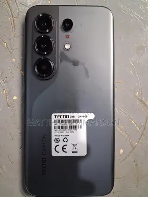 New Tecno Camon 50 Pro 256 GB Black