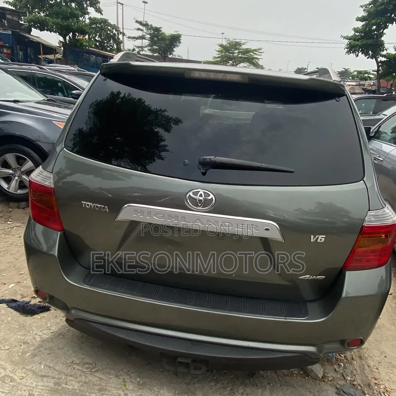 Toyota Highlander Sport 4x4 2009 Gray