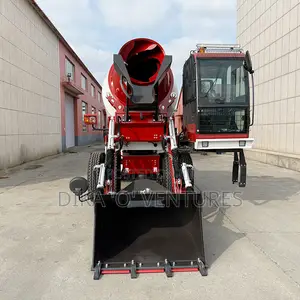 Self Loading Concrete Mixer Truck With Concrete Pump