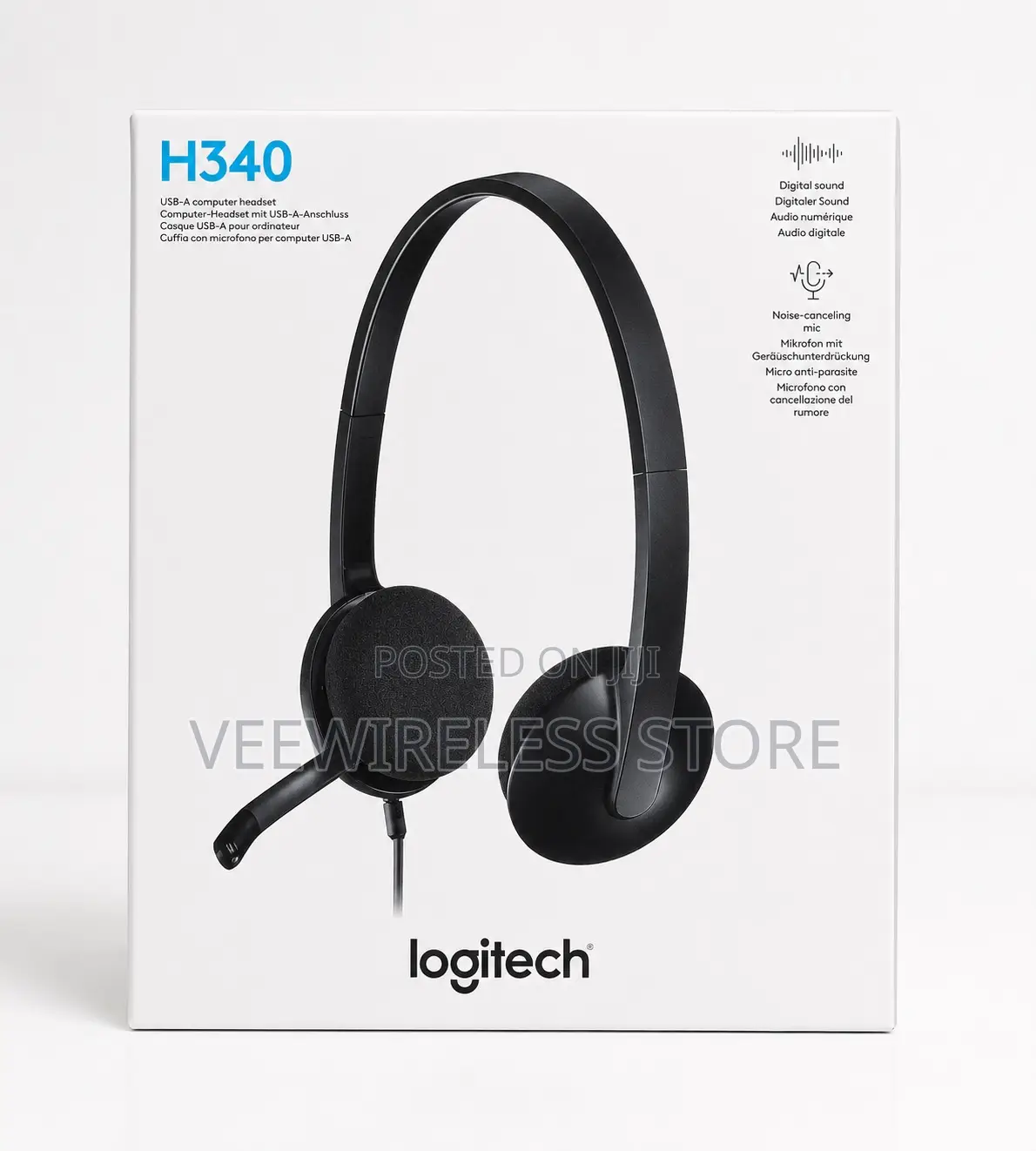 Logitech H340 Corded USB Stereo Headset