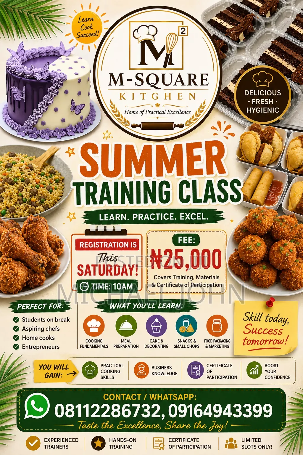 Summer Training Classes Piwoyi