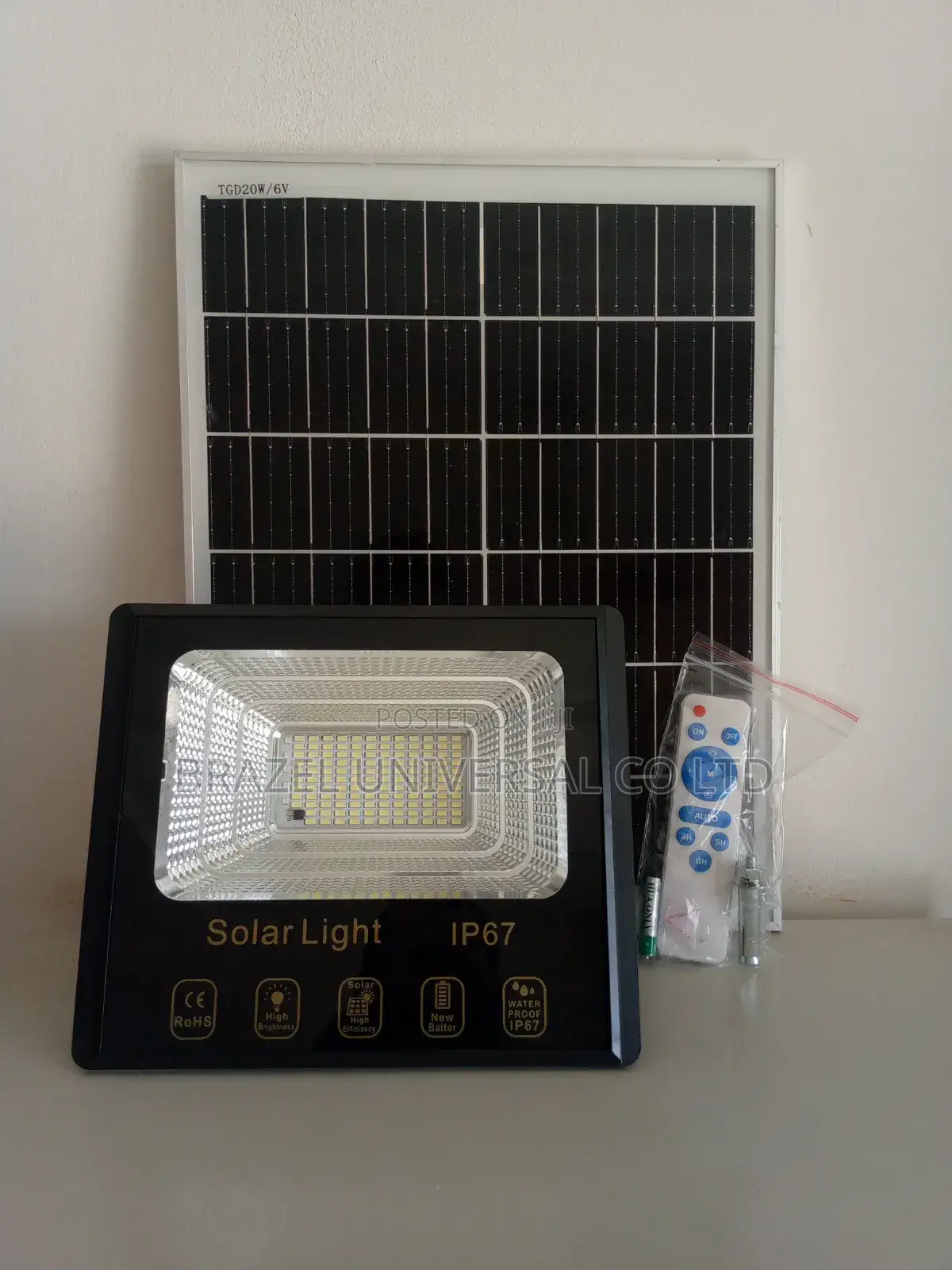 The 200w Solar Floodlight 30w 6v