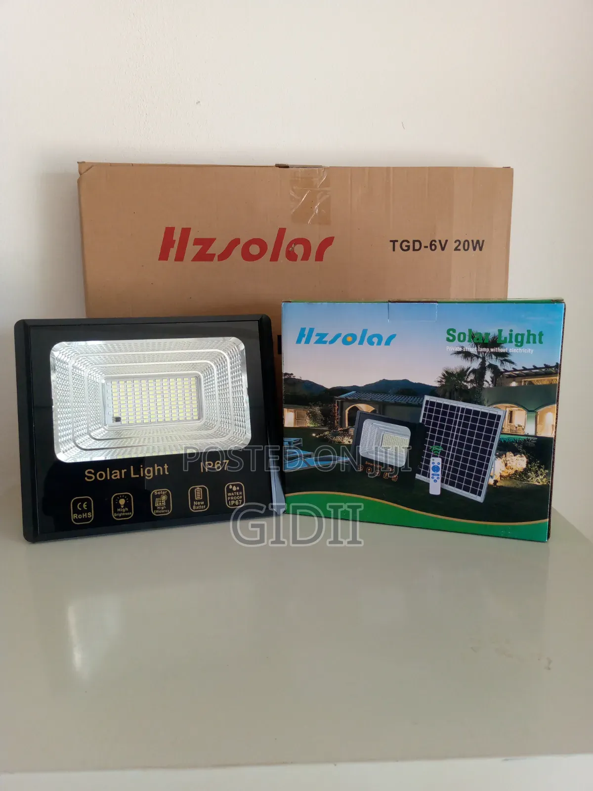 The 200w Solar Floodlight 30w 6v