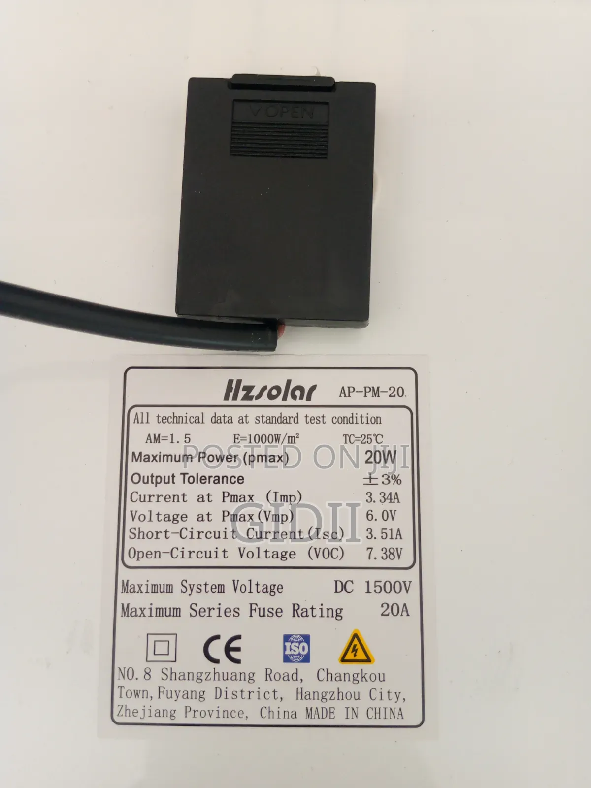 The 200w Solar Floodlight 30w 6v