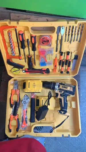 Electrical Tool Box Set With Screw Machine