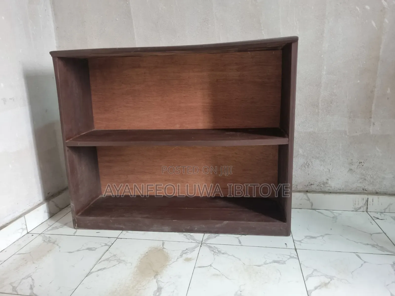 Wooden Shelf, Two Compartments