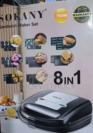 Sokany 8-in-1 Multifunctional Sandwich Maker Set