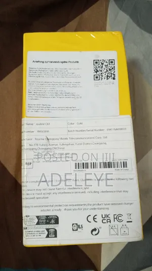 New Realme C61 128 GB Gold