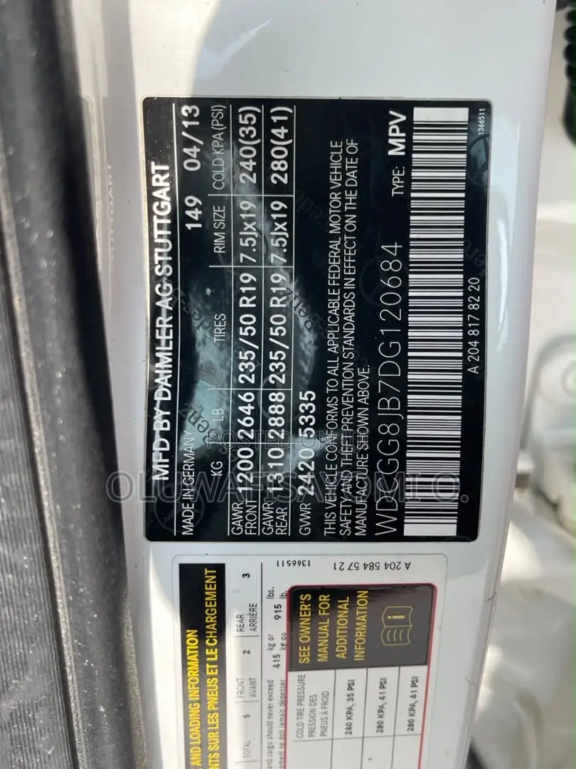 Mercedes-Benz GLK-Class 350 4MATIC 2013 White