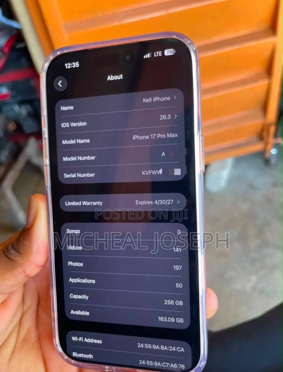 Apple iPhone 17 Pro Max 256 GB Orange