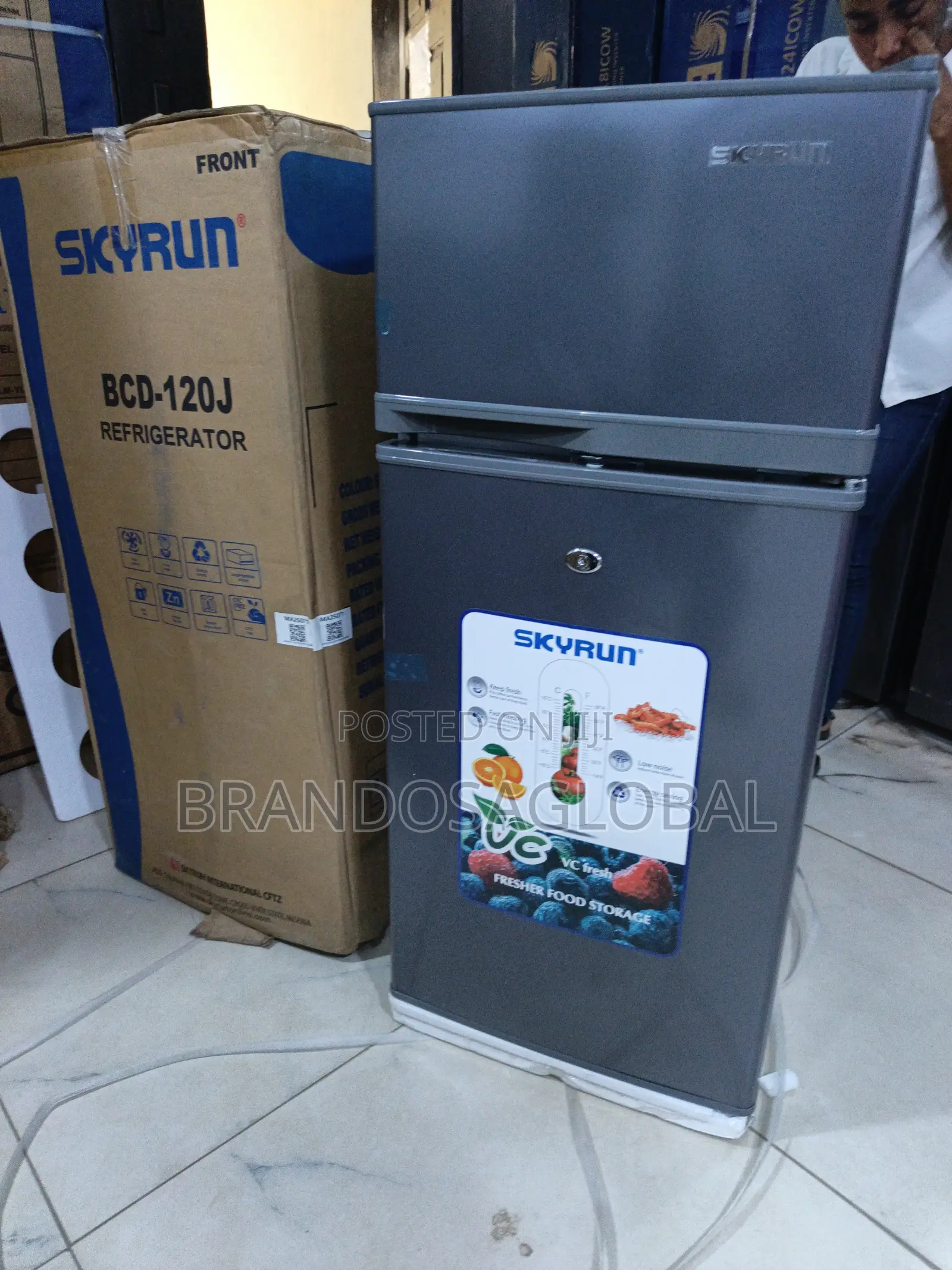 Skyrun BCD-120J Refrigerator – Home Kitchen Cooling System