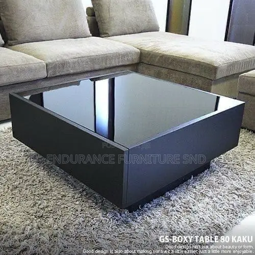 Center Table Made With Black Agf Material