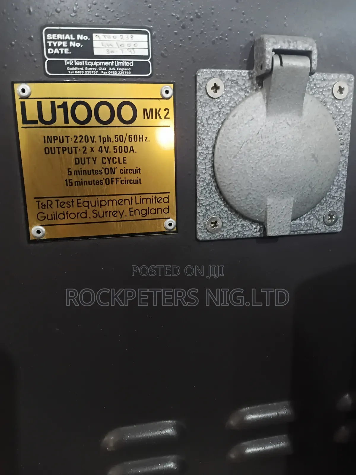 T R Test Equipment 100adm-Filter With Lu1000a Mk2 Loading Unit