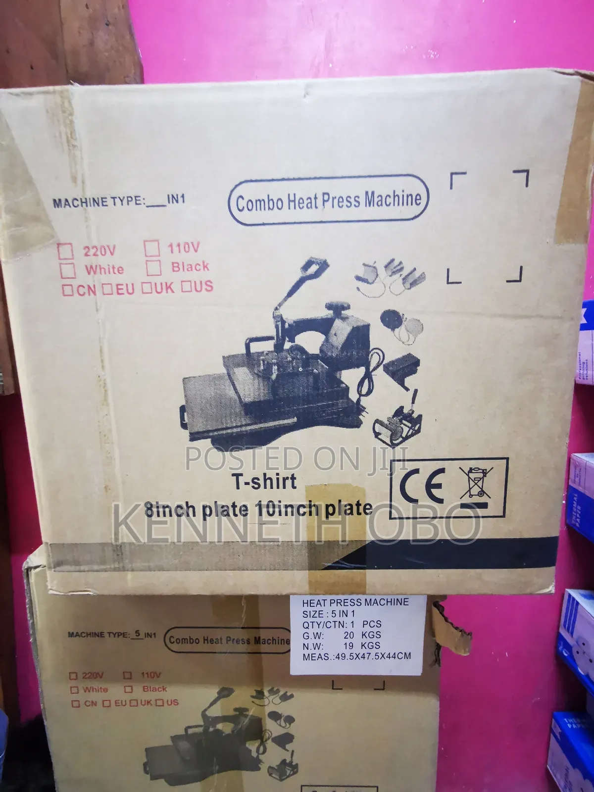 5 in 1 Heat Press Machine
