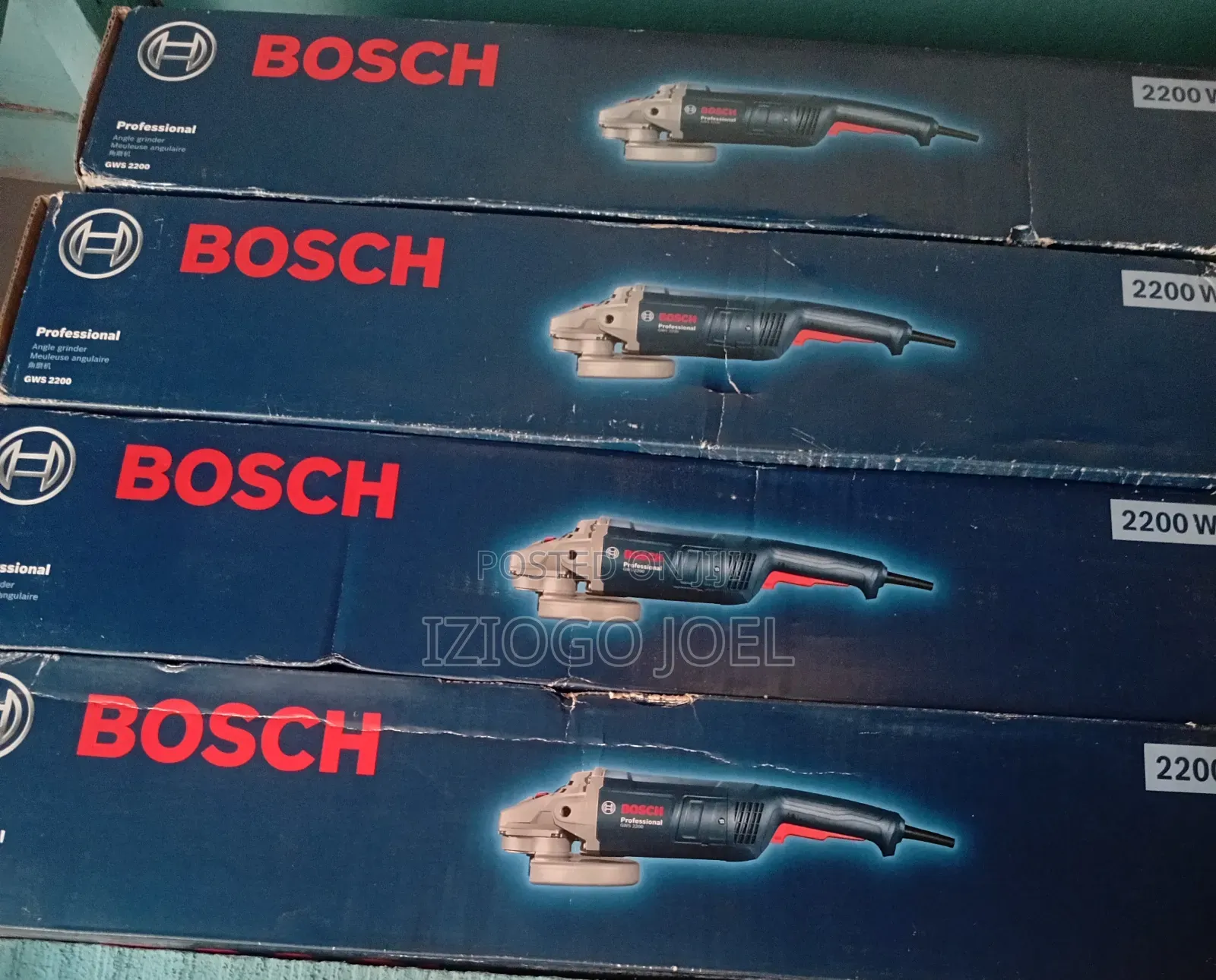 9" Bosch Grinding Machine, 2200watts