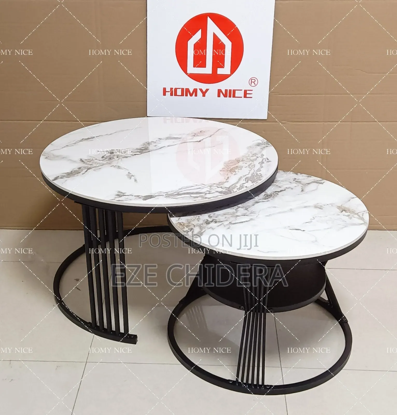 2 in 1 Marble Centre Table