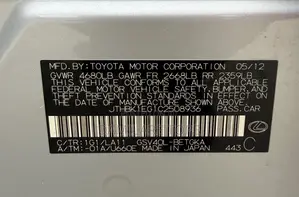 Lexus ES 350 2012 Silver