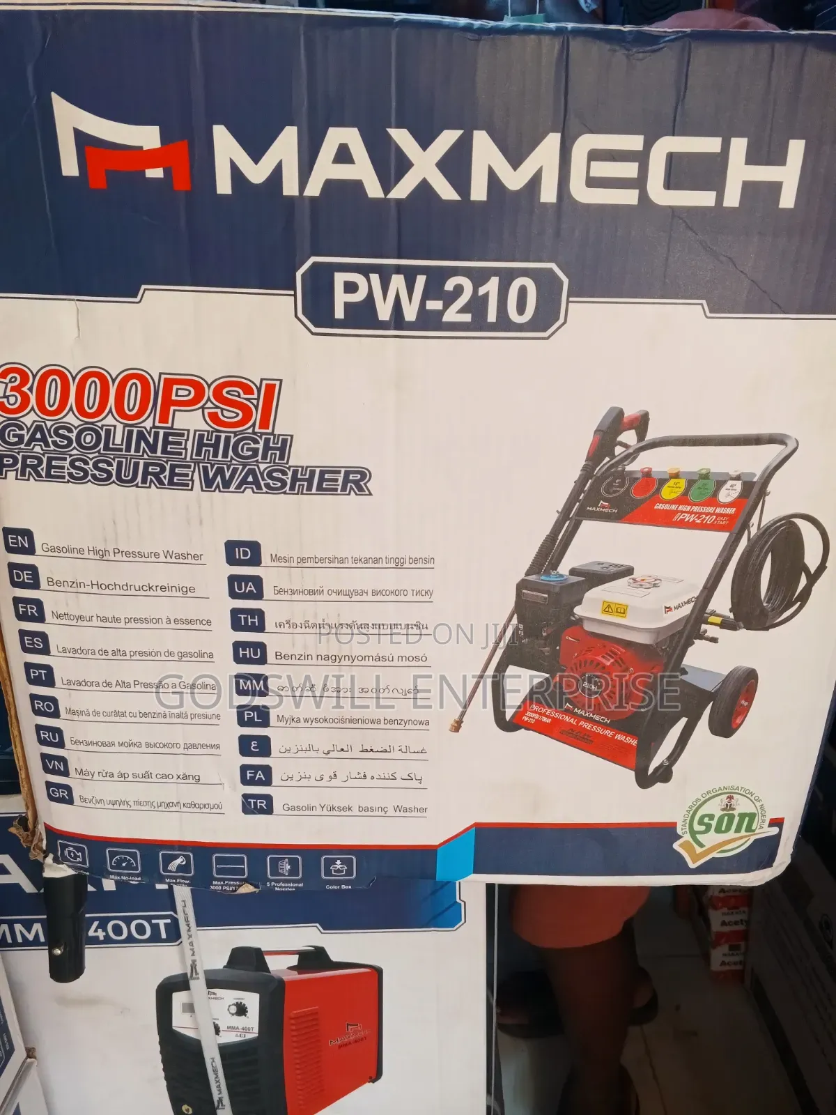 Maxmach 3000psi