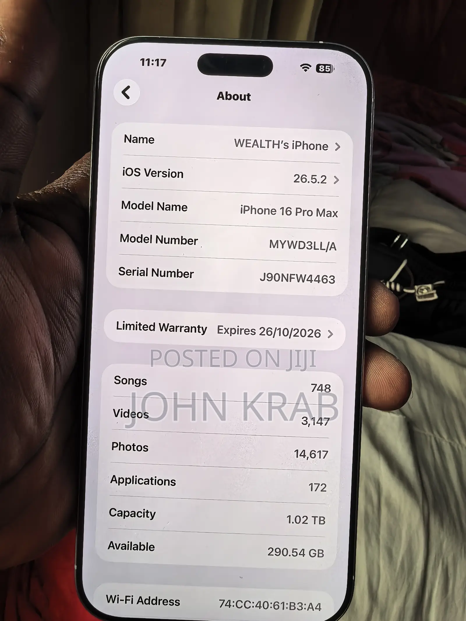 Apple iPhone 16 Pro Max 1 TB White