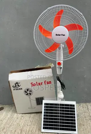 Rechargeable Solar Fan