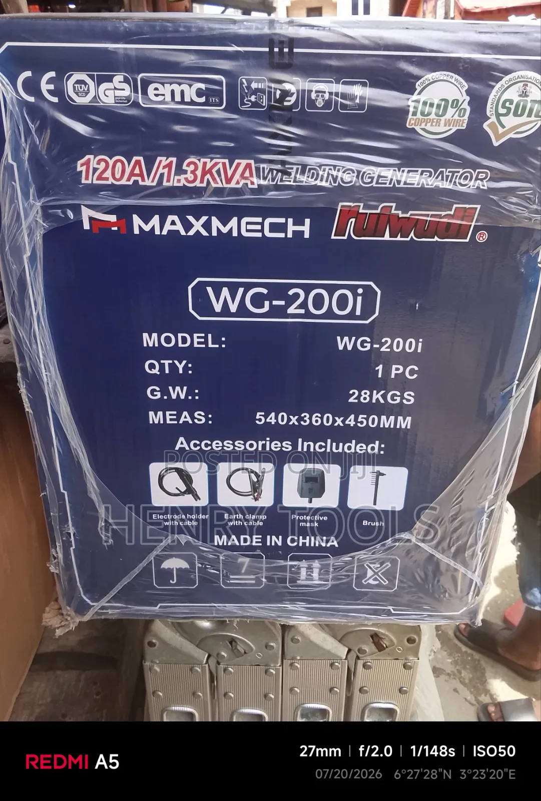 Welding Generator Maxmech Product