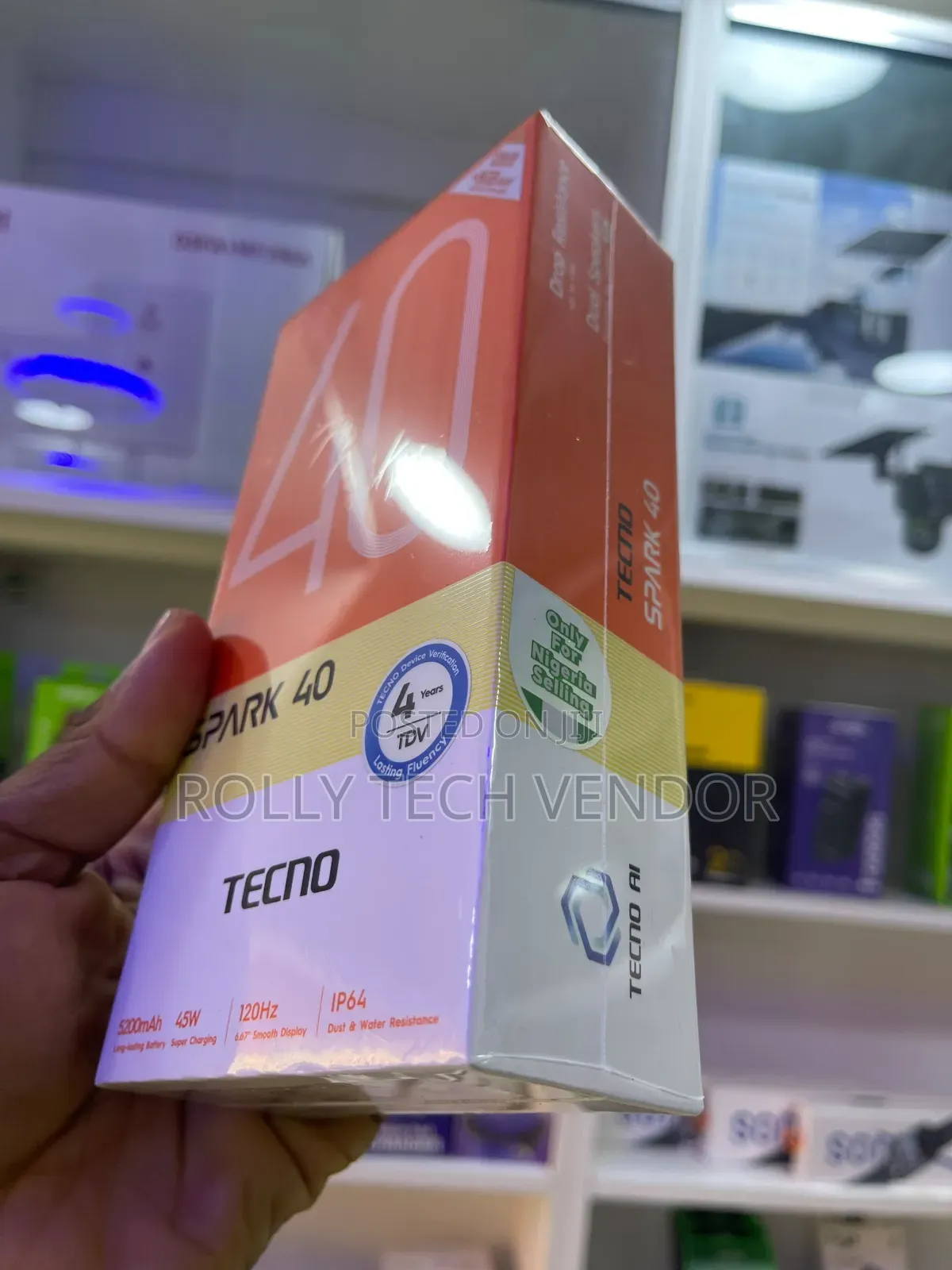 New Tecno Spark 40 128 GB Black