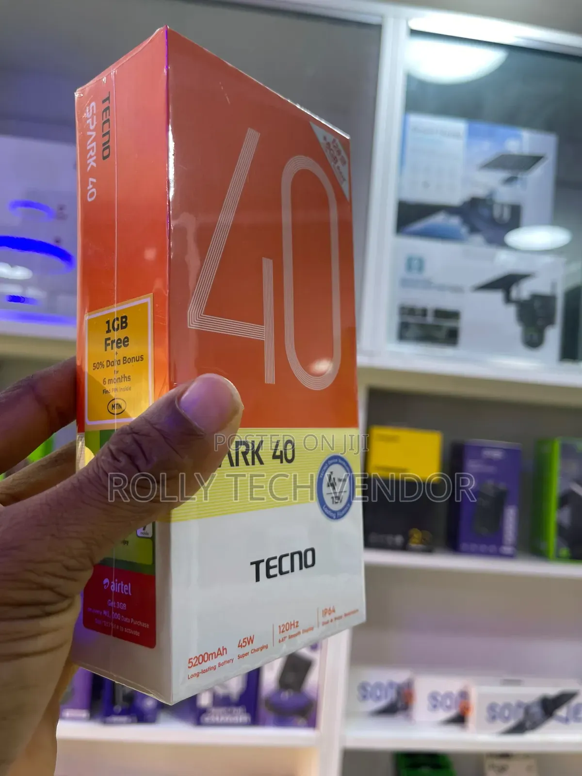 New Tecno Spark 40 128 GB Black