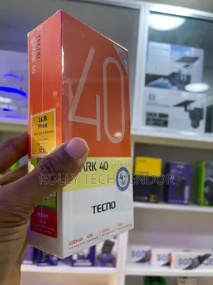 New Tecno Spark 40 128 GB Black