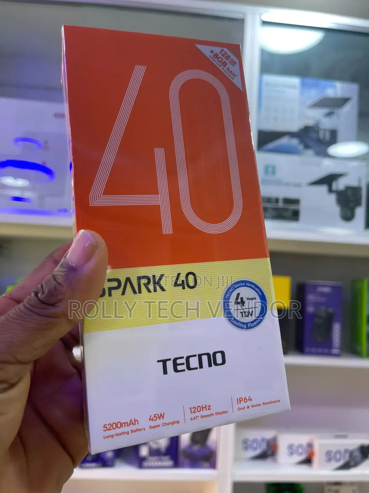 New Tecno Spark 40 128 GB Black