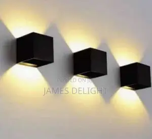 Modern Aluminum LED Cube Wall Sconce