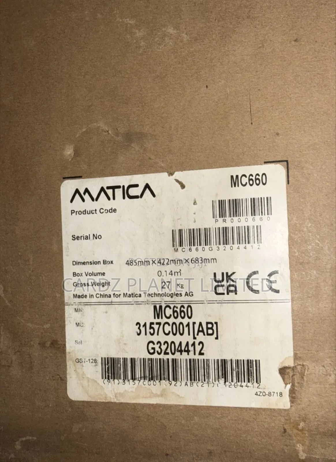 MATICA Mc660 Card Printer