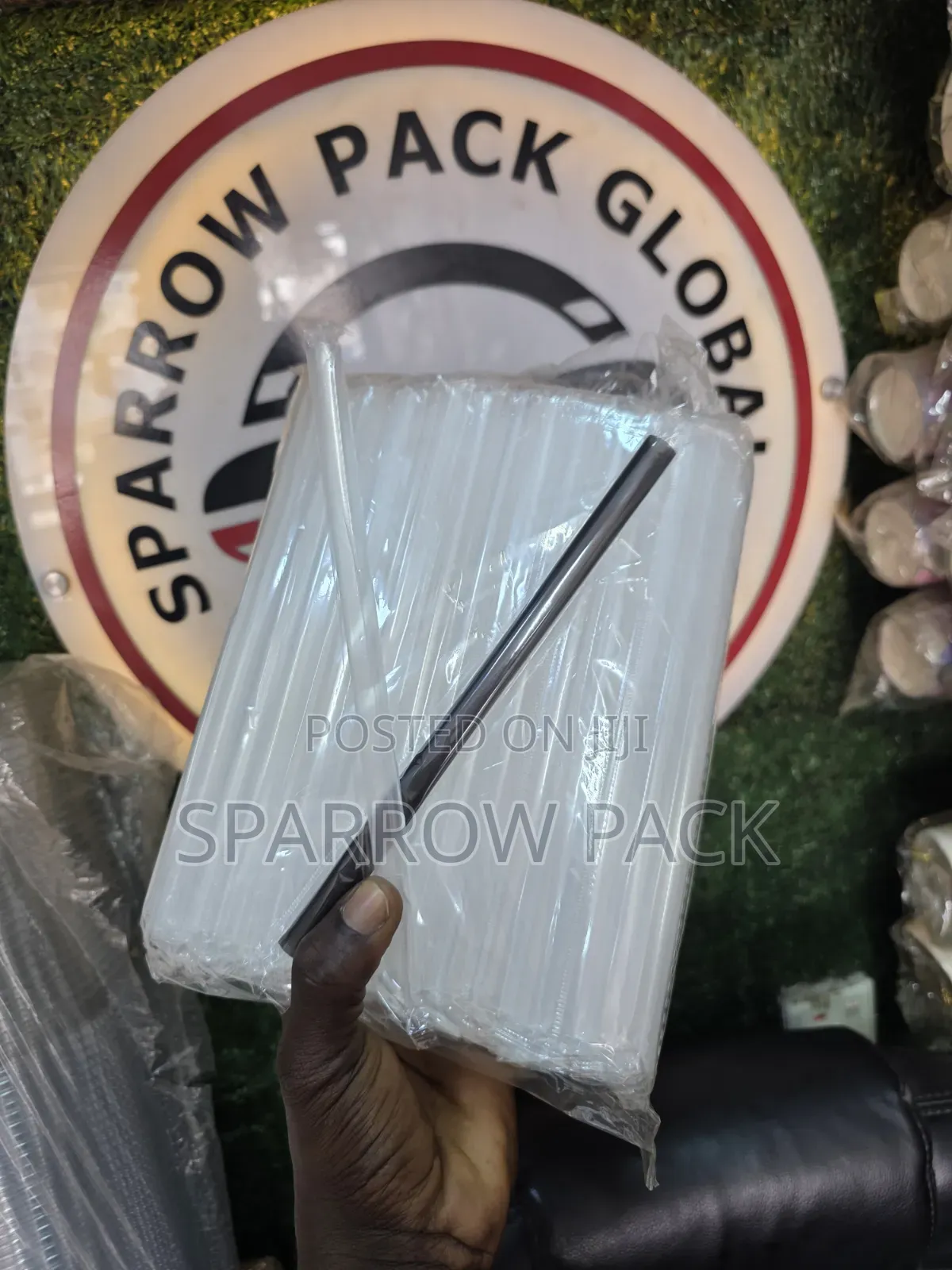 Boba Tea Wrapped Straw