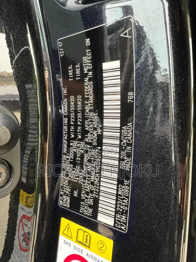 Lexus RX 2018 Black