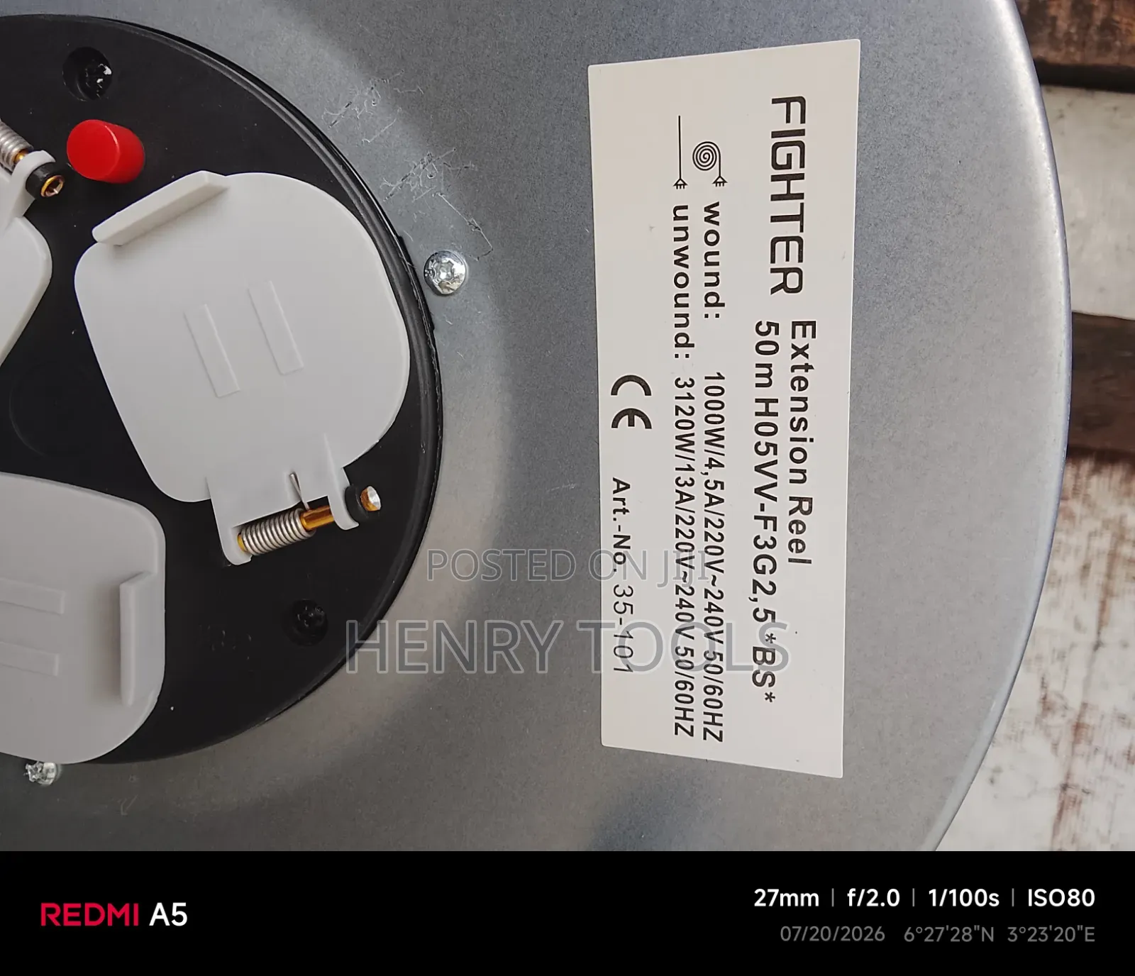 Heavy Duty Extension Cable