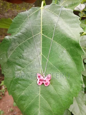 Resin Butterfly Necklace