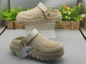 Step Into Comfort Style With Our Premium Crocs! -(Black Beige)