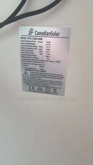 450 Watts Canadian Solar Panel