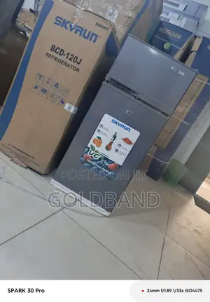 Skyrun BCD-120 120L Double Door Refrigerator
