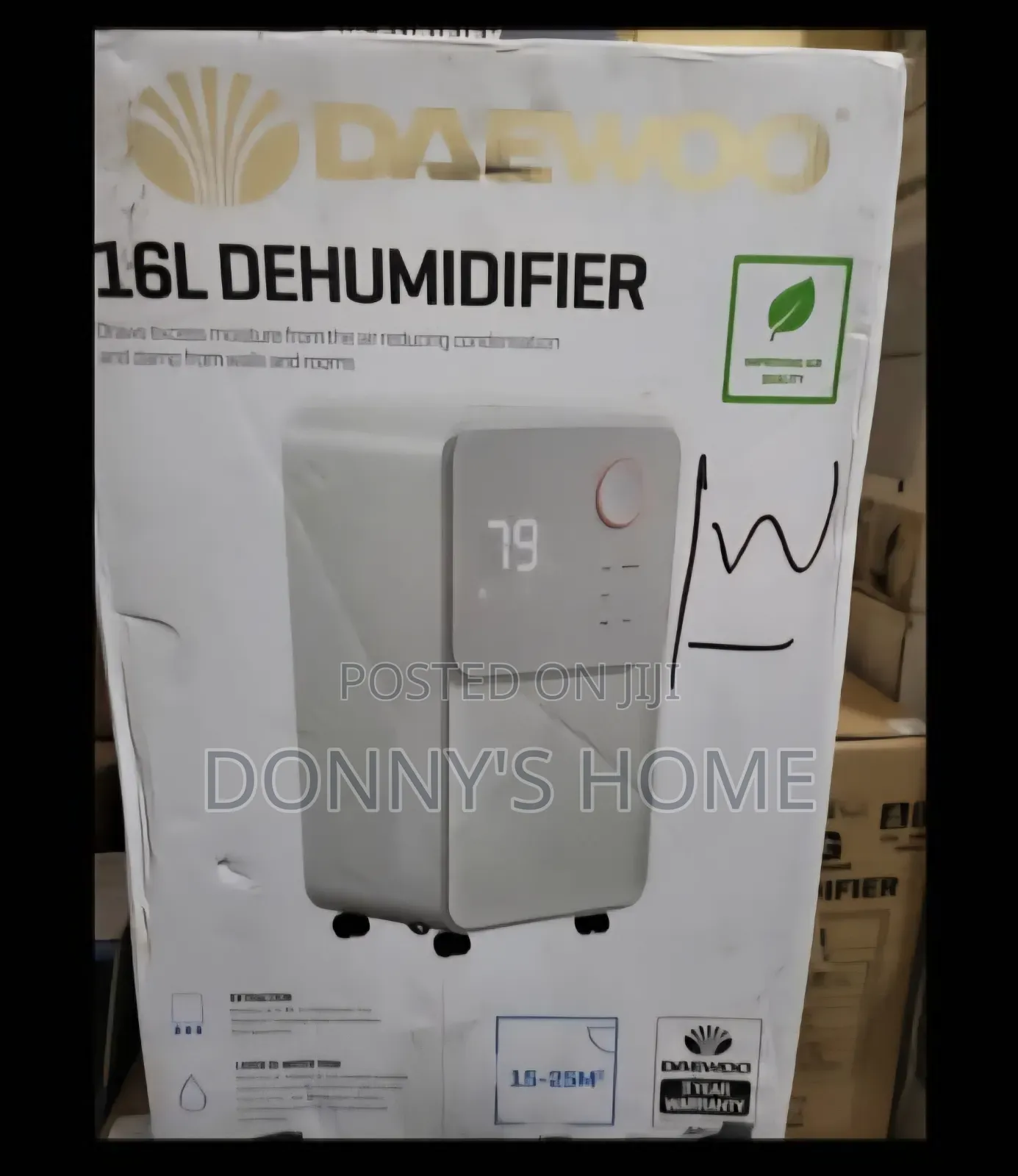 Daewoo Digital 16L Dehumidifier
