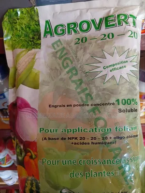 Agrovert Water Soluble NPK Fertilizers (20-20-20, 11-46-14 6-13-46)