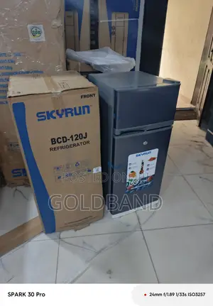 Skyrun BCD-120 120L Efficient Double Door Fridge