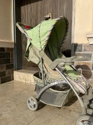 Neatly Used Foldable Baby Stroller With Canopy – Strong Comfortable