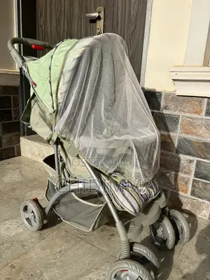 Neatly Used Foldable Baby Stroller With Canopy – Strong Comfortable